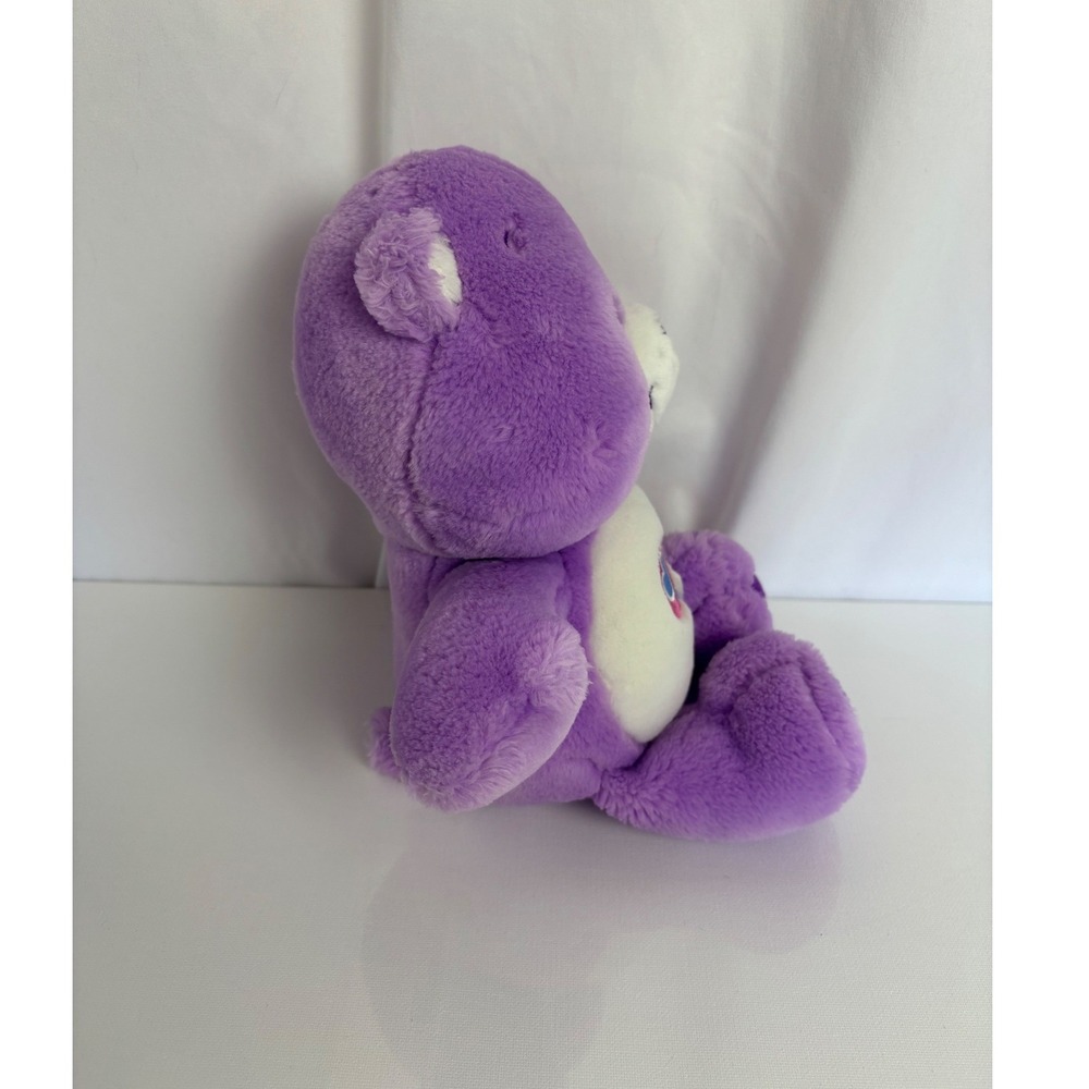 Vintage Care Bears Share Bear Purple Plush 2002 Lollipop 13inch Stuffed Toy Y2K - Picture 5 of 11